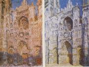 The West Doorway and the Cathedral of Rouen, Claude Monet